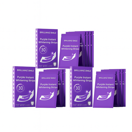 Brillianz Smile Dry Purple Instant Whitening Strips