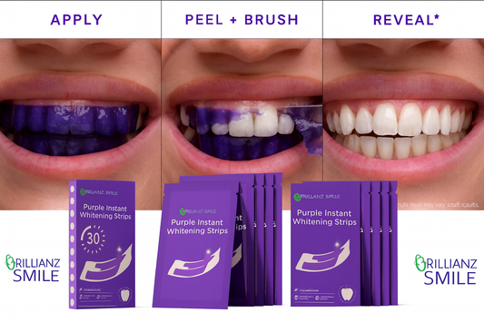 Brillianz Smile Dry Purple Instant Whitening Strips